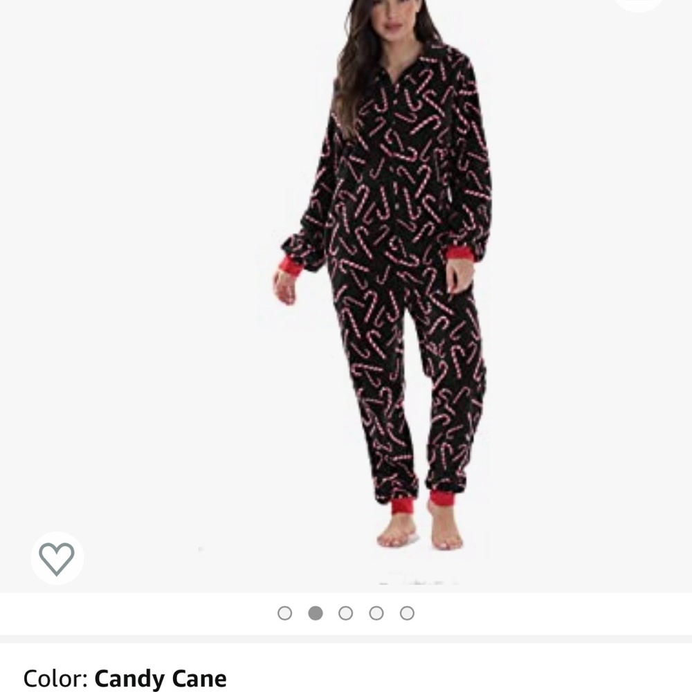 Both sets for $35….2 Candy cane pjs women (m) and mens (xxl) xmas photos 🎄